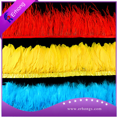 火鸡毛血管绒布边羽毛花边毛领 舞台上的灵动之选，工厂直销演出服装及服饰